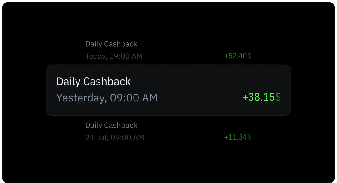 Daily Cashback